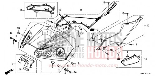 COUVERCLE CBR1000SPN de 2022